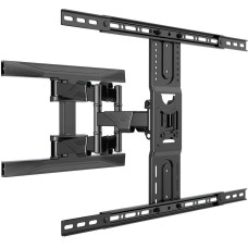 TV stiprinājums pie sienas 45-75 collas, līdz 45 kg, melns NB_P_6