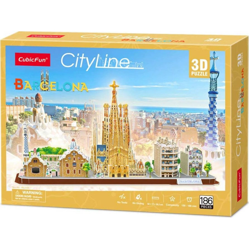 CUBICFUN 3D puzle „Barselona“