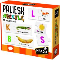 HEADU Montessori puzle Touch Abc (lietuviešu valodā)