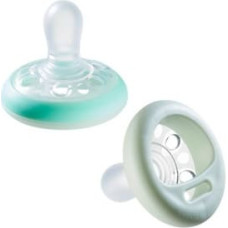 TOMMEE TIPPEE silikona māneklīši CLOSER TO NATURE, 0-6 m., 2 gab., 43348405