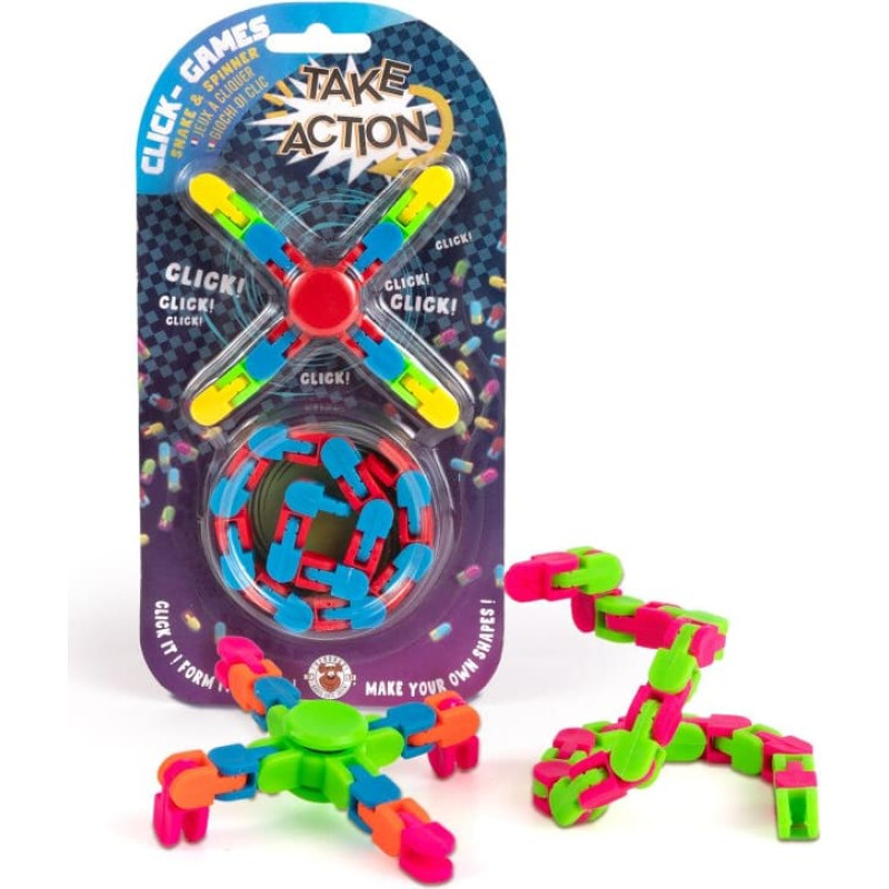 Klikšķināšanas spēles - Čūska un spineris (2 gab., 2 dizaini)