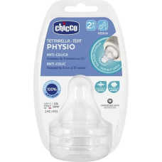 CHICCO Perfect 5 silikona knupis pudelītei, 2m+, 2 gb