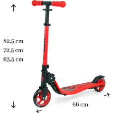 MILLY MALLY SCOOTER SMART Bērnu skrejritenis, Red