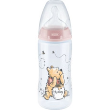 NUK Firs Choice PP DISNEY pudele ar temperatūras kontroles indikatoru 300ml un silikona knupīti 0-6m SK46 10741022 ATLAIDE