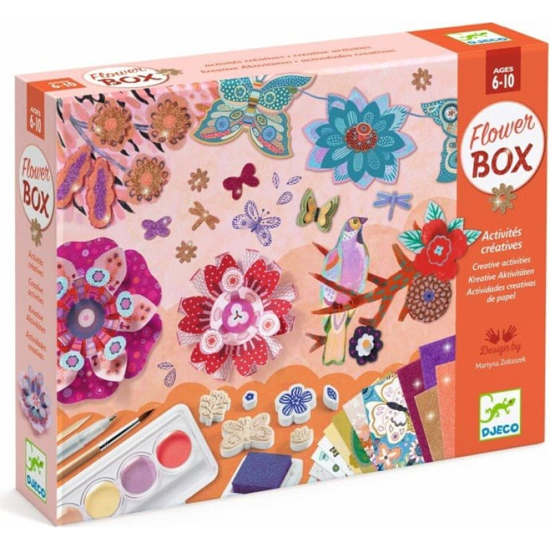 DJECO 6 aktivitātes vienā – Ziedu dārzs DJ09330