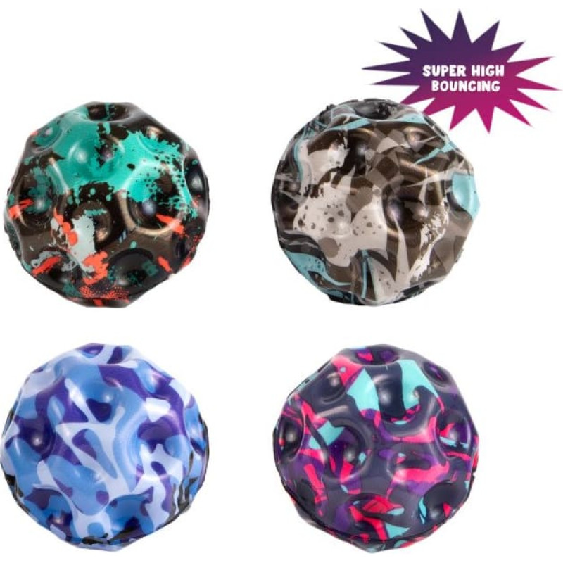 Atlēcoša bumbiņa  (Ø 6.7 cm) (1 gab., 4 dizaini)