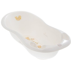 TEGA BABY TEDDY BEAR Bērnu vanna ar noteku 86cm, MS-004 white pearl