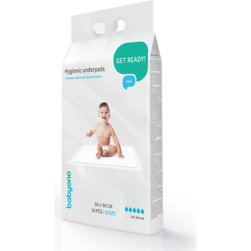 BABYONO Vienreizējie autiņi 60X90cm 10gab., 509