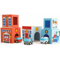 DJECO Kluču spēle - Piramīda - Topani automašīnas DJ09120