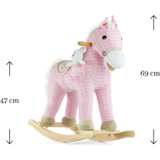 MILLY MALLY PONY Bērnu šūpuļzirgs PINK