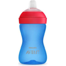 PHILIPS AVENT MY GRIPPY mācību krūzīte ar mīkstu snīpi 300ml. 9m+ SCF 802/01 zila