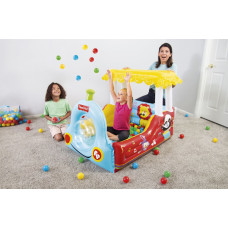 Bestway 93537 FISHER PRICE DMUCHANY POCIĄG  Z PIŁKAMI 132cm x 94cm x 89cm