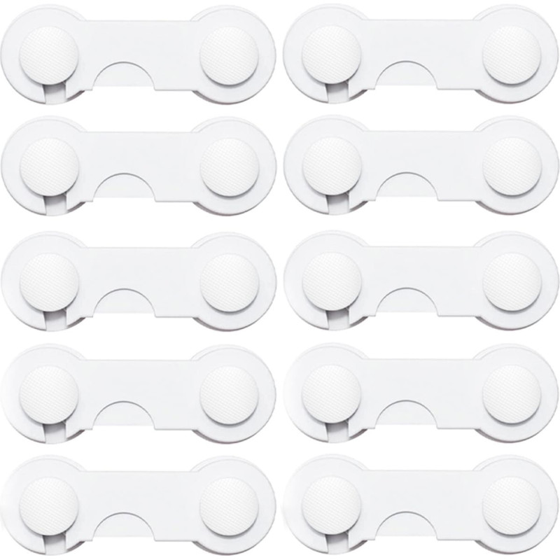 SIPO bērnu drošības skapīšu un atvilktņu slēdzenes komplekts, 10gb,  SBS-215