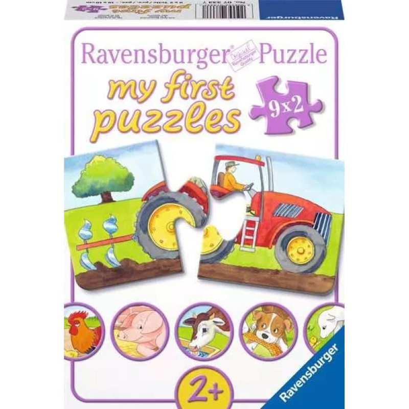 Ravensburger Mana pirmā puzle 9x2 On the Farm R 07333