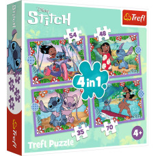 Trefl STITCH Pužļu komplekts 4in1