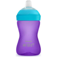 PHILIPS AVENT MY GRIPPY mācību krūzīte ar mīkstu snīpi 300ml. 9m+ SCF802/02 lillā