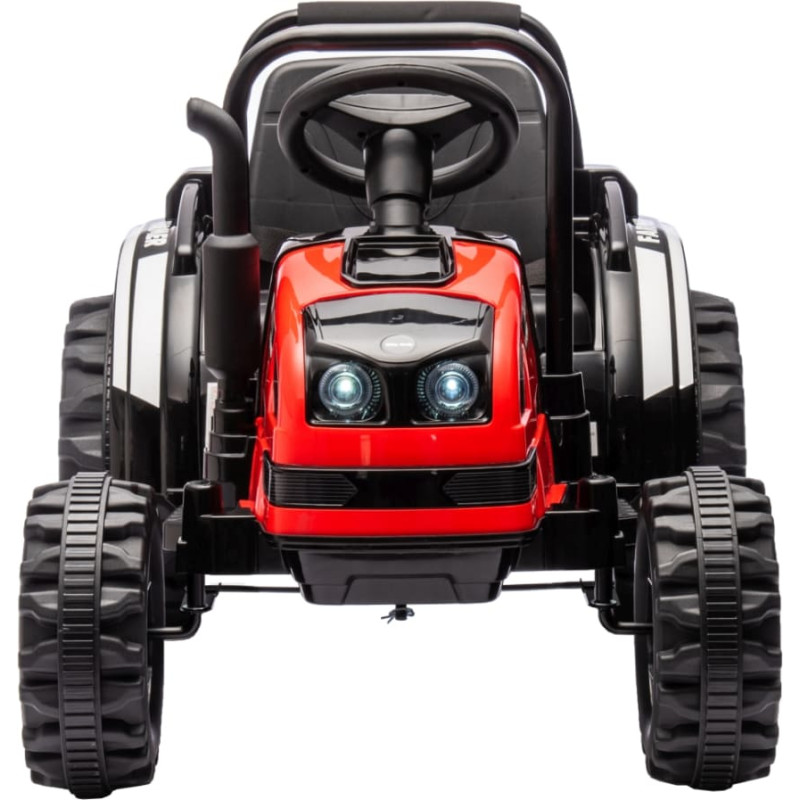 Milly Mally batteridrivet fordon – traktor med släp Farmer Red