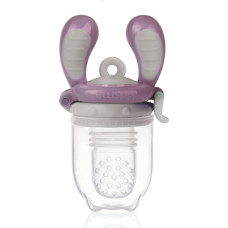 Kidsme Food Feeder bērna ēdināšanas ierīce cietiem produktiem (vidējs), Plum, no 4 mēn. - 160350PL