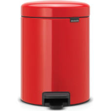 Brabantia atkritumu tvertne ar pedāli NewIcon, 5 l, Passion Red - 112089