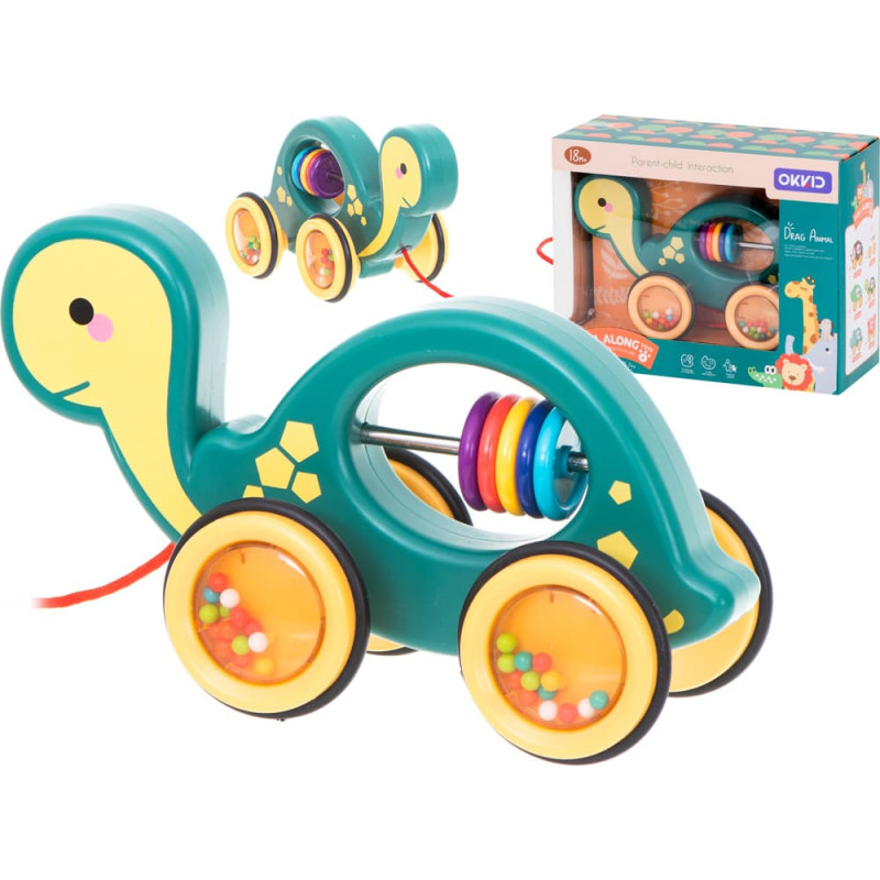 Träskallra med snöre – rörlig sköldpadda