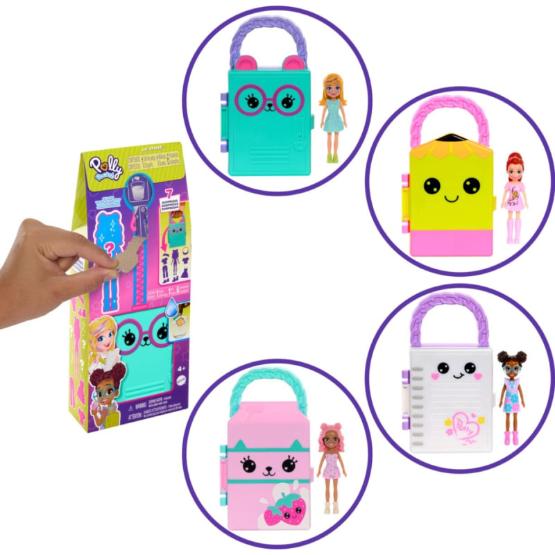 Polly Pocket miniriidekapi veeüllatusega mängutoosid