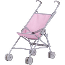 TO-MA Leļļu rati LILY 9302 SWEET PINK and GREY