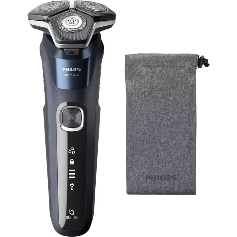 Philips Shaver Series 5000, Wet& Dry skuveklis (lādējams), zils - S5885/10