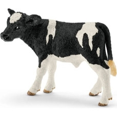 Schleich Farm World vasikas, must-valge