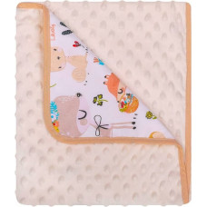 Duet Baby Blanket - 625 - MINKY/COTTON- size 80x90 - ECRU