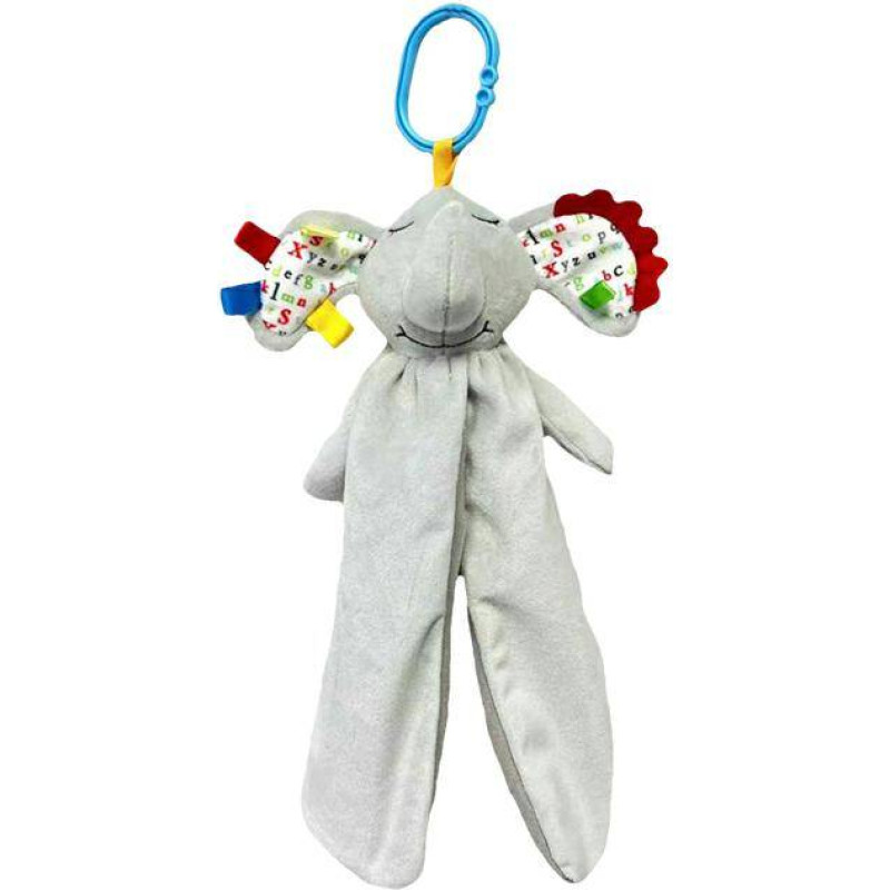 Tulilo Toy Blanket Sensory - 94997 - MILUŚ - ELEPHANTE - size 25 cm