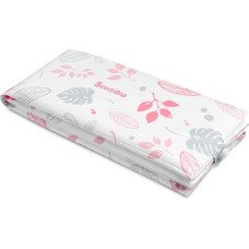 Sensillo Tourist mat/changing mat – FLORAL PINK