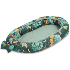 Sensillo Velvet Baby Nest/baby Cocoon – Paradise emerald