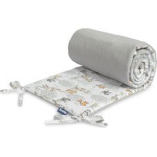 Sensillo COTTON COT BUMPER GRAY FOREST