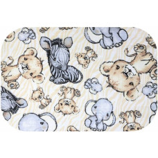 Ega Kids Diaper - 8210 - TETRA DRUK - EGA - SAFARI - CREME- size 70x80 cm