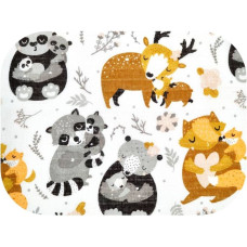 Ega Kids Gasbinda blöja 70x80cm FOREST ANIMALS, 23710