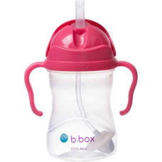 B.box 5025 BOTTLE WITH STRAW RASPBERRY / RASPBERRY BB00502