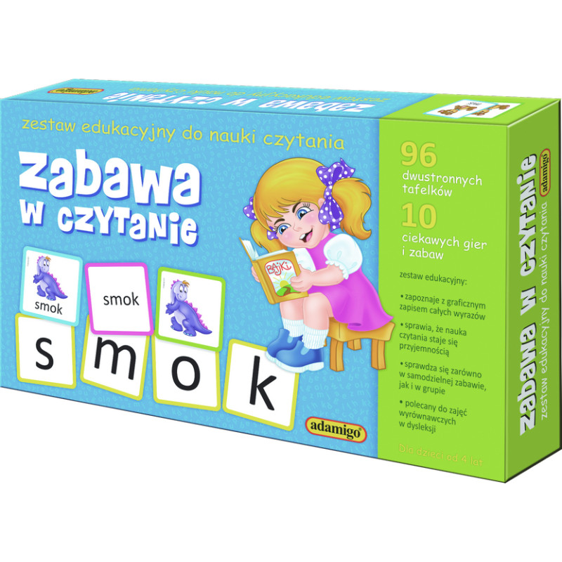 ZABAWA W CZYTANIE - ZESTAW EDUKACYJNY