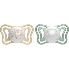 Chicco 156351 PHYSIO LIGHT SILICONE pacifier 2-6 2pcs LUMI