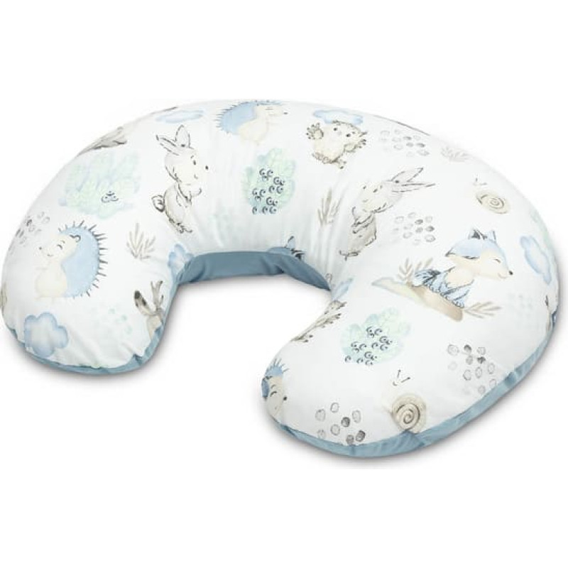 Sensillo PILLOW FOR FEEDING VELVET STROLL BLUE