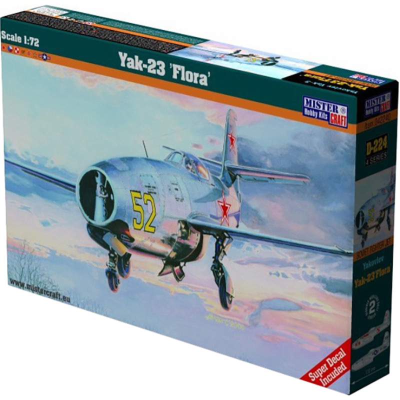 SAMOLOT MODEL Yak-23 FLORA 1:72