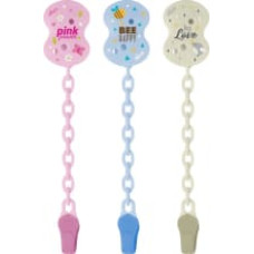 Chicco 129621 CHAIN WITH CLIP, FOR teat, MIX