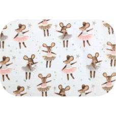 Ega Kids Diaper - 12431 - TETRA PRINT - EGA - BALLERINA MOUSE - BROWN - size 70x80 cm