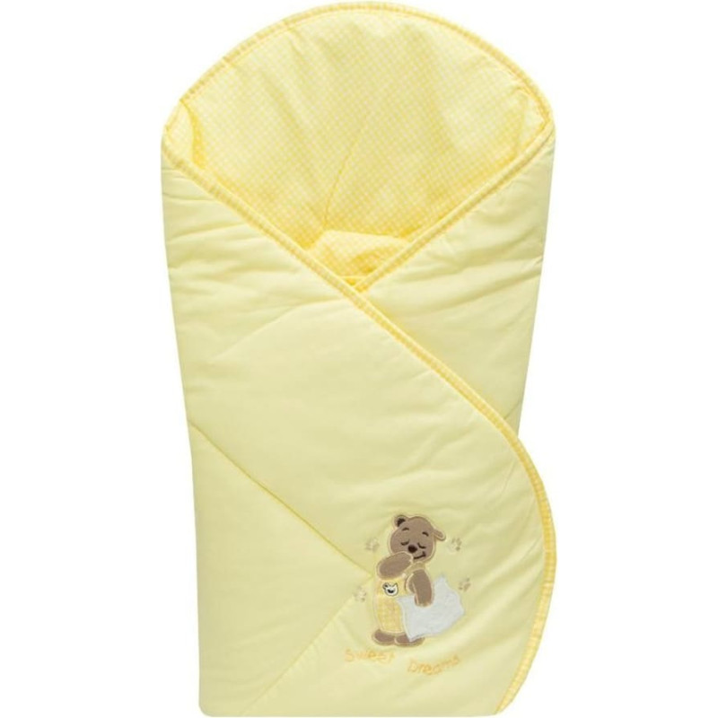Ankras Sweet dreams -Swaddle blanket 80/80-with materasCoconut IZPĀRDOŠANA