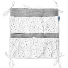 Sensillo BED ORGANIZER WAFFLE - DANDELIONS GRAPHITE