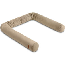 Sensillo COT BUMPER ROLLER VELVET BEIGE