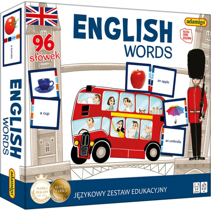 ENGLISH WORDS - JĘZYKOWY ZESTAW EDUKAC.