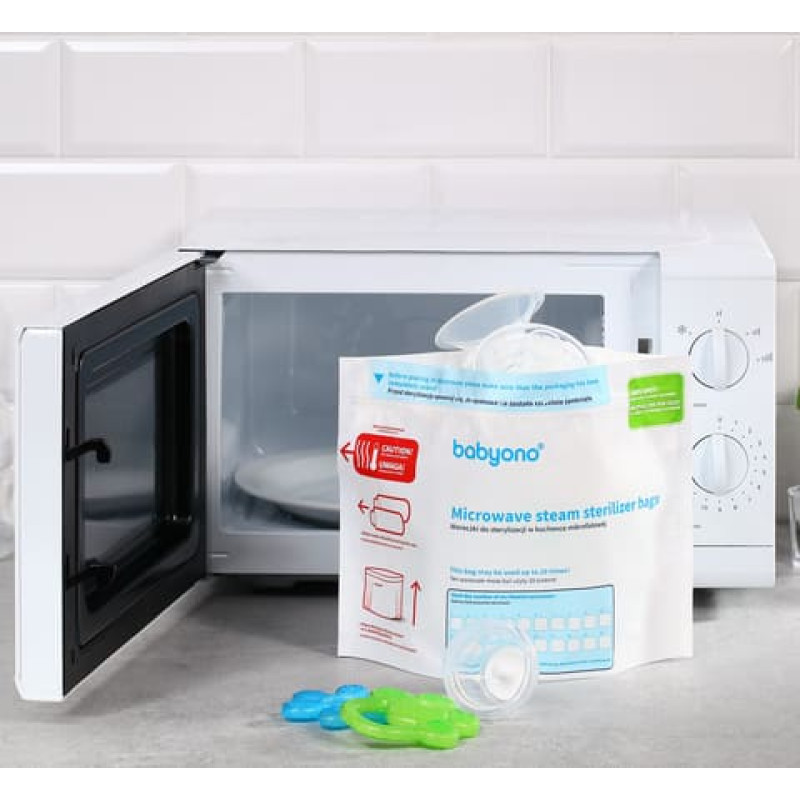 BabyOno 1038 steriliseringspåsar för mikrovågsugn – 5 st
