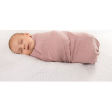 Babymatex Swaddling blanket - TB0371 - MUSLIN  - size 80x120 - DIRTY PINK