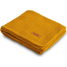 Sensillo Knitted Blanket – mustard