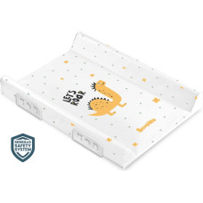 Sensillo Stiffened Changing Pad with Safety System– Dino - Yellow 70 cm